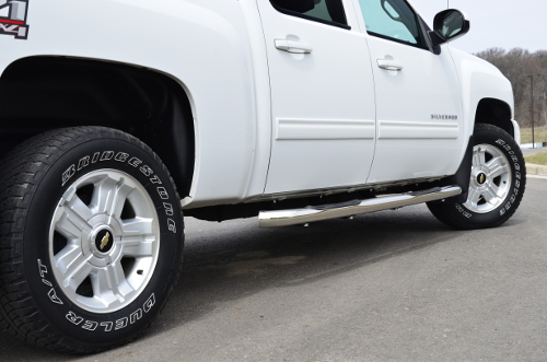 Aries 3-Inch Black Side Step Bars - No-Drill Installation For Toyota Tacoma